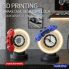 17865214775310-c 3D Printed Brake Disc Desk Clock Lamp – Racing Caliper LED Table Light