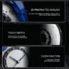 17865214775921-c 3D Printed Brake Disc Desk Clock Lamp – Racing Caliper LED Table Light