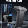 17866051156873-c X9 Violent Fan – 300000 r/s Handheld Blower & Vacuum with 7 Accessories