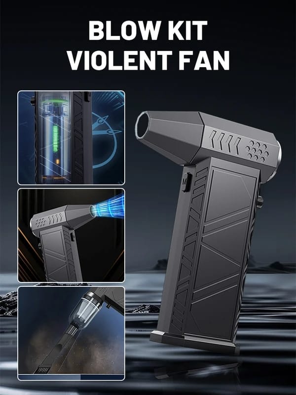 17866051156873-c X9 Violent Fan – 300000 r/s Handheld Blower & Vacuum with 7 Accessories
