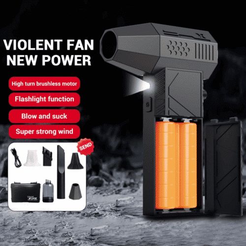 C6 Violent Turbo Fan – 350000 RPM Handheld Blower & Vacuum