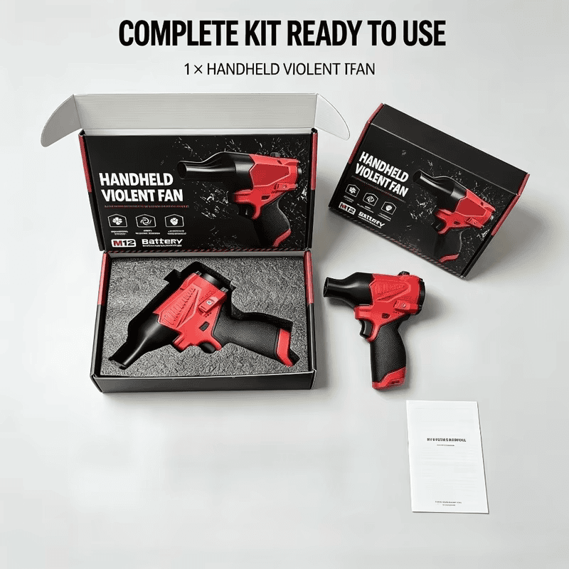 Handheld Violent Fan M12 – 180000 RPM Cordless Blower & Vacuum
