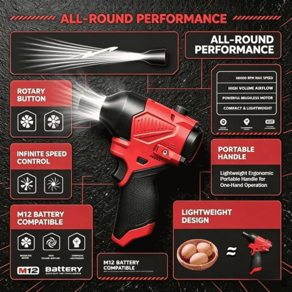17869476067653-c Handheld Violent Fan M12 – 180000 RPM Cordless Blower & Vacuum