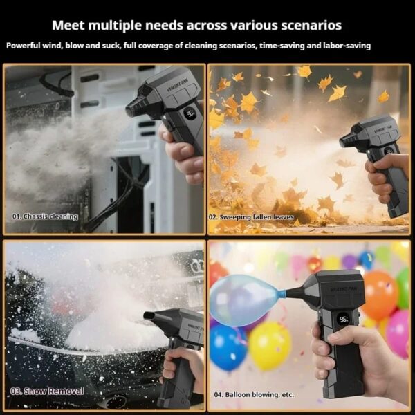17879719693055-c TurboFan X5 Violent Fan – 4-in-1 Handheld Blower & Vacuum