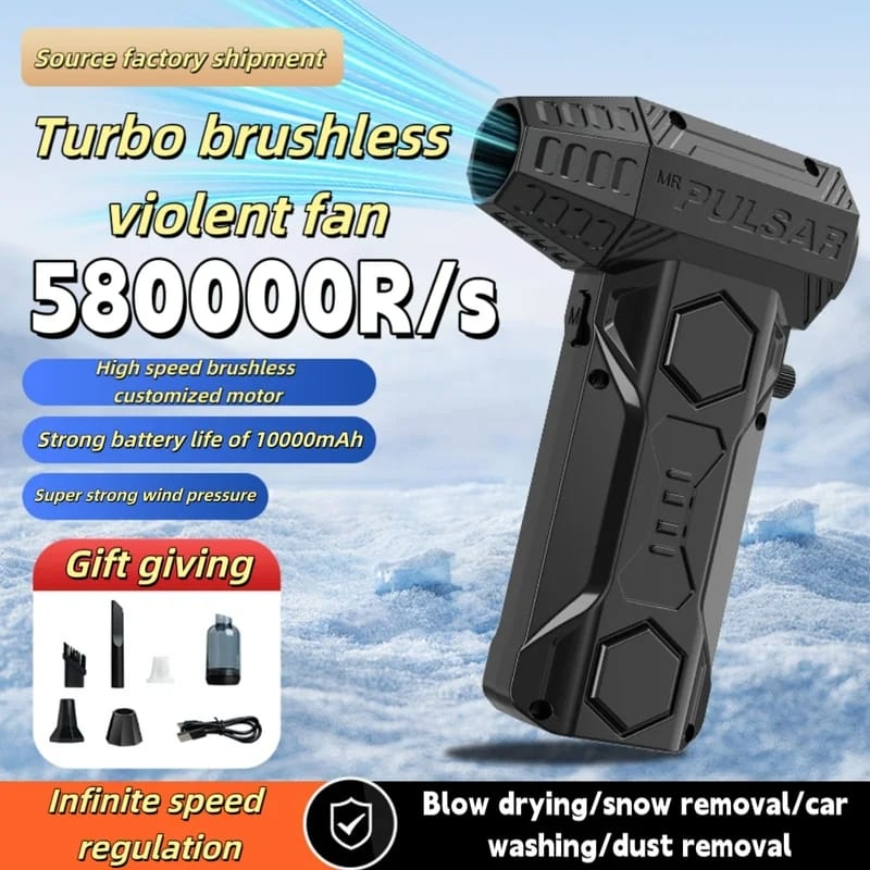 PULSAR BLFS-X11 Violent Turbine Fan – 200W Handheld Blower & Vacuum