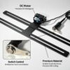 4 Electric Folding License Plate Holder – 90° Remote-Control Concealable Frame