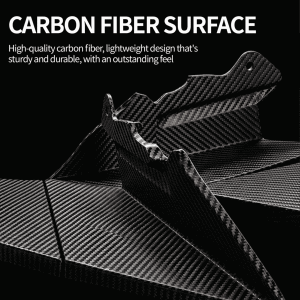 Carbon-Fiber-Fixed-Wing-main (5) Carbon Fiber Fixed Wing for CFMOTO 450SR – Brake-Linked Aerodynamic Spoiler