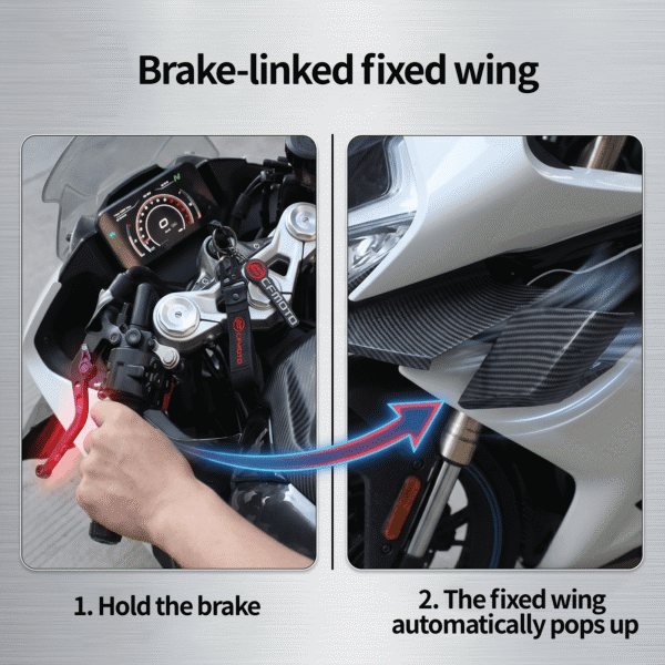 Carbon-Fiber-Fixed-Wing-main (6) Carbon Fiber Fixed Wing for CFMOTO 450SR – Brake-Linked Aerodynamic Spoiler