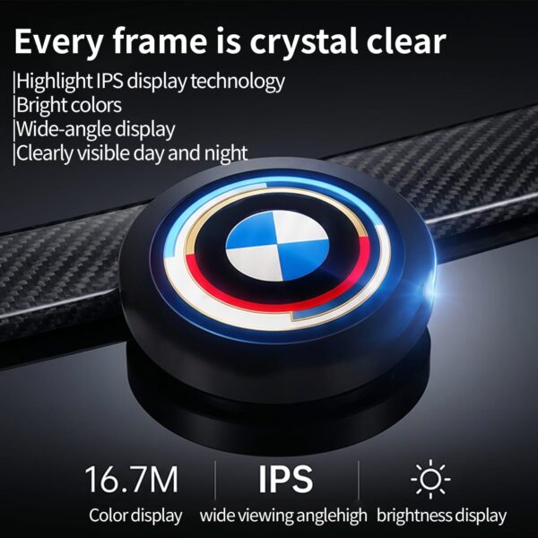 led-smart-car-emblem-display3-c Dynamic LED Car Logo stickers Ultra-thin HD Animated Rear Emblem for BMW X1 X2 X3 X4 X5 X6 X7 M2 M3 M4 M8 M235i/340i 520Li iX1
