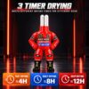 4-c Racing Helmet Dryer – 360° Hot Air Motorcycle Gear Drying Stand